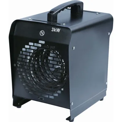 pegro Industrie-Heizer ATH-30 3kW | Elektroheizer Baustelle Halle Lager | 3 Heizstufen | Thermostat | Überhitzungsschutz