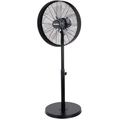 Dekon Design Standventilator Stratos B610 | 5 Flügel | 39 cm Ø | 3 Stufen | Oszillation | höhenverstellbar | mattschwarz