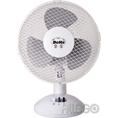 Bild: pegro Tischventilator 23cm, 30W, osz. B 235 Stratos ws