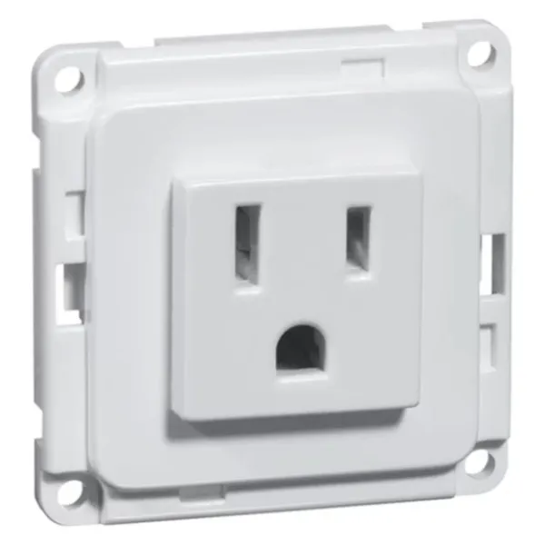 Peha US NEMA-Steckdose D 6770/15.02 US | Export-Steckdose USA | 125 V | 15A | 2-polig+E | Schraubklemmen