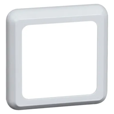 Peha Kombi-Rahmen 771.70 | 1-fach | 60x60 mm | waagerecht & senkrecht montierbar | Thermoplast | Aluminium glänzend
