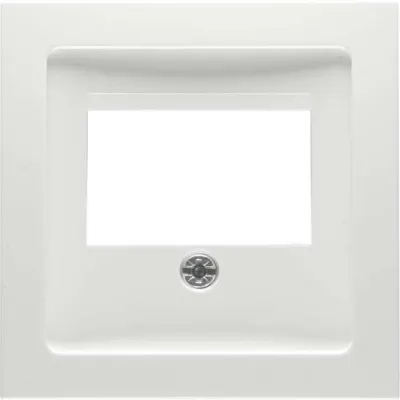 PEHA Abdeckung TAE/KAE/Lautsprecher D 11.610.70 | 3-fach | Schraubbefestigung | Aluminium glänzend | Unterputz