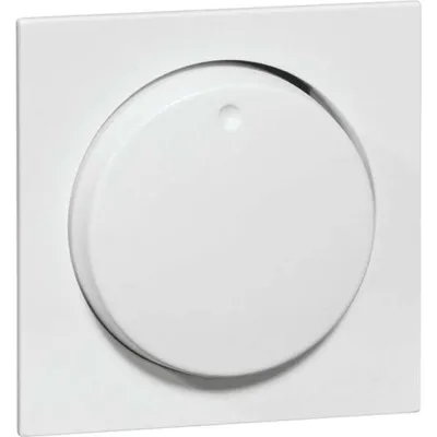 PEHA Abdeckung für Dimmer 20.810.022 HR | Zentralplatte mit Drehknopf | Unterputz | Thermoplast | Reinweiß RAL 9010