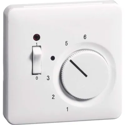 Peha Abdeckung Raumthermostat 80.605.02 RTR | EBERLE kompatibel | Thermoplast | glänzend | reinweiß RAL 9010