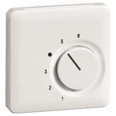 PEHA Abdeckung für Raumthermostat 80.606.02 RTR | Zentralplatte Thermostat | Kunststoff | glänzend | reinweiß RAL 9010