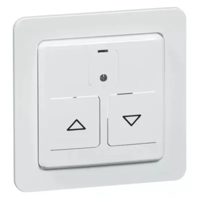 PEHA Abdeckung für Rollladenschalter D 80.410.02 R | programmierbar | Unterputz | Kunststoff | reinweiß | IP20