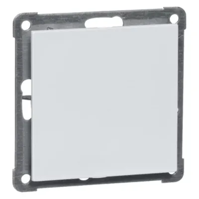 PEHA Blindverschluss-Zentralplatte 00116911 | Aura Serie | Unterputz | Thermoplast | IP20 | reinweiß | RAL 9010