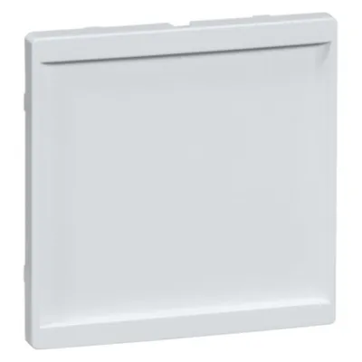 PEHA Blindverschluss-Zentralplatte 95.677.02 | Unterputz Blindabdeckung | Thermoplast reinweiß | mit Tragplatte