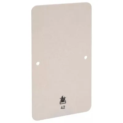 Peha Bodenplatte 2-fach D 42 | 00585211 | Aufputz-Gehäuse Standard | 81x152 mm | Kunststoff | halogenfrei | weiß