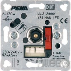 Peha Drehdimmer Unterputz LED D 431 HAN LED o.A.