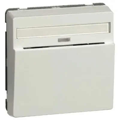 PEHA Hotel-Card-Schalter D 95.556.02 HC GLK | 1-polig | beleuchtet | UP | Schraubklemme | IP20 | weiß RAL 9010