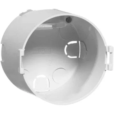 PEHA Isolierdose 2-fach D 702 DO | Hohlwanddose oval | VDE 0606 | Kunststoff | 36 mm | IP20 | grau