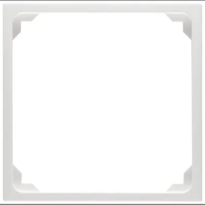 PEHA Zentralplatte Normdurchbruch D 11.670.02 ZV | 50x50 mm | eckig | Unterputz | Badora | reinweiß RAL 9010