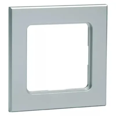 PEHA Kombi-Rahmen 1-fach 00171611 | Aura Basis | Aluminium lackiert | 83x83mm | bruchfest | vertikal/horizontal