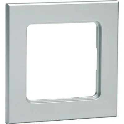 PEHA Kombi-Rahmen 1-fach 00171611 | Aura Basis | Aluminium lackiert | 83x83mm | bruchfest | vertikal/horizontal