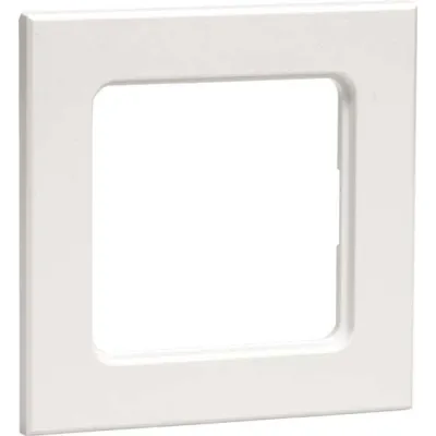 Honeywell Peha Kombi-Rahmen 1-fach D20.671.702 T | Unterputz | waagerecht/vertikal | Thermoplast | Alu lackiert 83x83mm