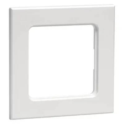 PEHA Kombi-Rahmen 1-fach Aura 20.571.02T | Unterputz 83x83mm | bruchfestes Polycarbonat | reinweiß RAL 9010