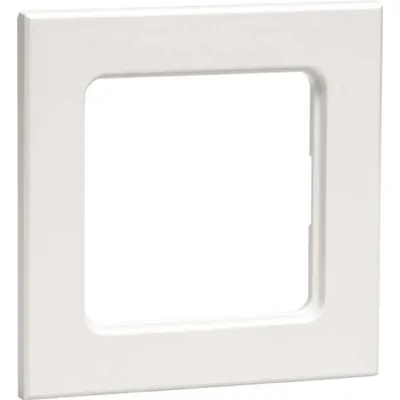 PEHA Kombi-Rahmen 1-fach Aura 20.571.02T | Unterputz 83x83mm | bruchfestes Polycarbonat | reinweiß RAL 9010