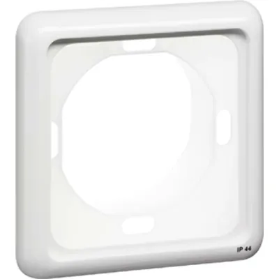 PEHA Kombirahmen 1-fach 80.671.02 WU | Rahmen für Unterputz | waagerecht & senkrecht | IP44 | Kunststoff | weiß 85x85 mm