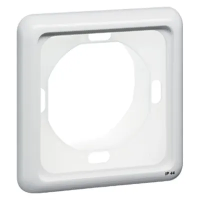 PEHA Kombirahmen 1-fach 80.671.02 WU | Rahmen für Unterputz | waagerecht & senkrecht | IP44 | Kunststoff | weiß 85x85 mm