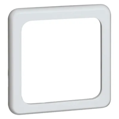 PEHA Kombi-Rahmen 1-fach 80.671.02 | Unterputz | 81x81 mm | Duroplast | IP20 | reinweiß | waagerecht & senkrecht