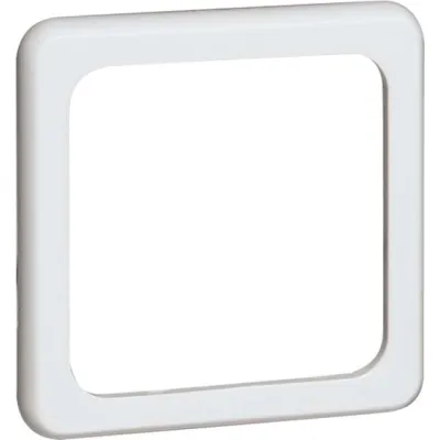 PEHA Kombi-Rahmen 1-fach 80.671.02 | Unterputz | 81x81 mm | Duroplast | IP20 | reinweiß | waagerecht & senkrecht