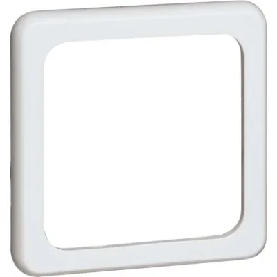 PEHA Kombi-Rahmen 80.671 W | 1-fach | Unterputz | waagerecht & senkrecht | Kunststoff Duroplast | 81x81mm | Weiß