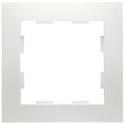 PEHA Rahmen 1fach D 11.571.02 | Kombi-Rahmen Unterputz | 83x83 mm | Kunststoff | glänzend | reinweiß