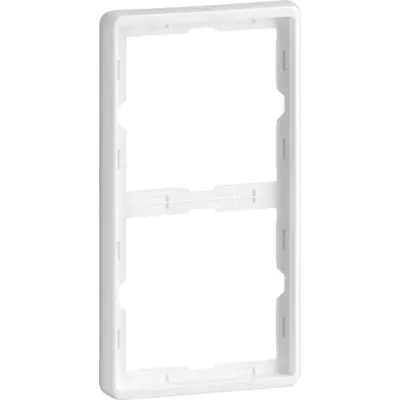 PEHA Kombi-Rahmen 2-fach 95.572.70 | Unterputz-Montage | waagerecht & senkrecht | Thermoplast | IP20 | Aluminium