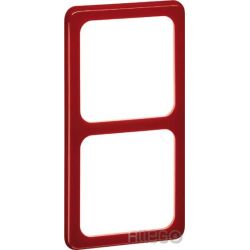 Peha Rahmen 2-fach rt waage/senkrecht D 80.672 ROT