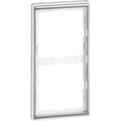 Peha Rahmen 2-fach rws/chr waage/senkrecht D 95.572.02.60