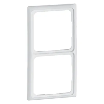 PEHA Kombi-Rahmen 2-fach STANDARD Inline 80.572.02 | Aufputz/Unterputz | 81x152 mm | Duroplast | glänzend | reinweiß