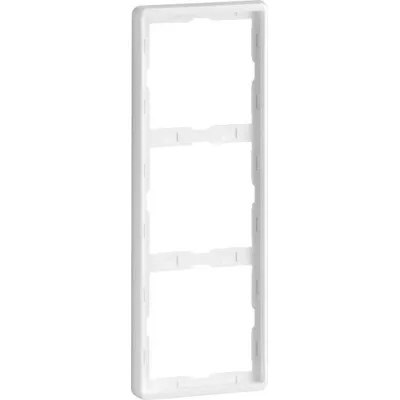 PEHA Kombi-Rahmen 3-fach 95.573.70 | Schalterrahmen DIALOG | waagerecht & senkrecht | 81x223mm | Thermoplast | alu