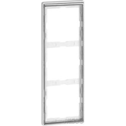 PEHA Rahmen 3-fach rws/gold waage/senkrecht D 95.573.02.61