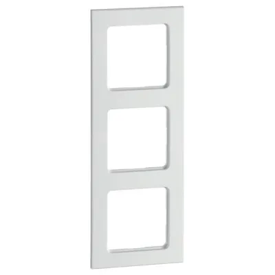 PEHA Abdeckrahmen 3-fach D 20.673.022 T | Kombi-Rahmen NOVA | Unterputz | Kunststoff | 83x225mm | glänzend weiß RAL9010