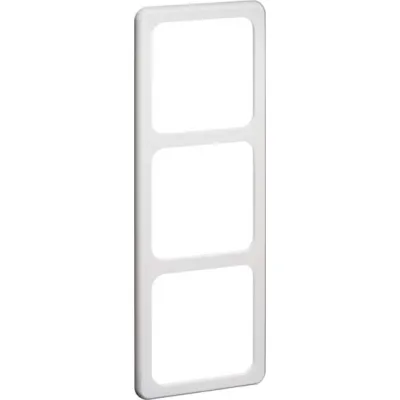 PEHA Kombi-Rahmen 3-fach 80.673.02 | Unterputz | waagerecht & senkrecht | Kunststoff Duroplast | 81x223mm | reinweiß
