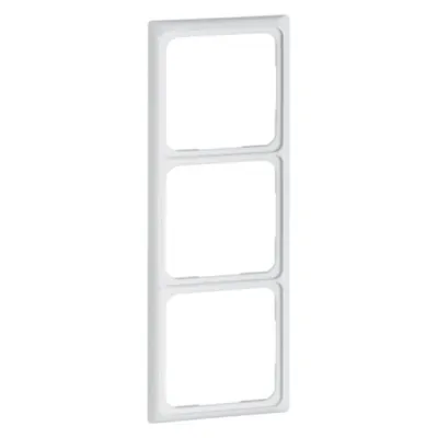 Peha Kombi-Rahmen 3-fach 80.573.03 | Unterputz & Geräteeinbaukanal | 81x223mm | Duroplast | RAL 1013 | cremeweiß