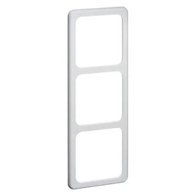 PEHA Kombi-Rahmen 80.673 W | 3-fach Schalterrahmen | waagerecht & senkrecht | Duroplast Kunststoff | weiß | 81x223mm