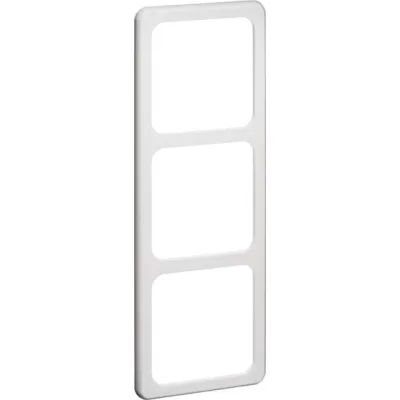 PEHA Kombi-Rahmen 80.673 W | 3-fach Schalterrahmen | waagerecht & senkrecht | Duroplast Kunststoff | weiß | 81x223mm