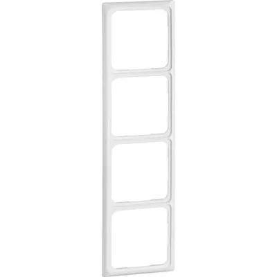PEHA Kombi-Rahmen 4-fach 80.574.02 | Unterputz-Montage | waagerecht & senkrecht | Duroplast | 81x294 mm | weiß