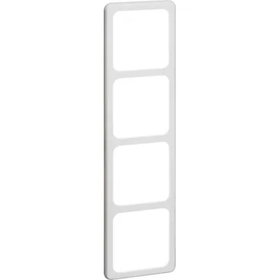 PEHA Kombi-Rahmen 4-fach 80.674 W | Rahmen für senkrechte & waagerechte Montage | Unterputz | Duroplast | IP20 | Weiß