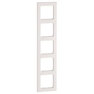 PEHA Abdeckrahmen 5-fach D 20.675.022 T | NOVA Serie | Kunststoff | reinweiß RAL 9010 | 83x367mm | IP20