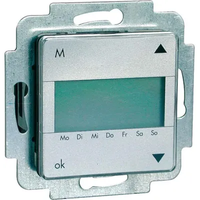 PEHA Rollladenwochenuhr D 814 JS | Unterputz Zeitschaltuhr | Jalousiesteuerung 1000W | weiß | 50x50mm