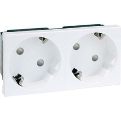 PEHA SCHUKO-EB-Steckd.2-fachant 16A 250V D 6212.21 EMS SI WI
