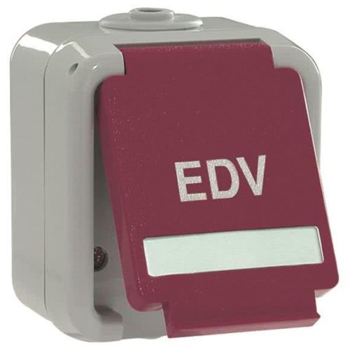 Bild: PEHA SCHUKO-Steckdose gr/rt 16A 250V Abd D6620WAB NA ROT EDV