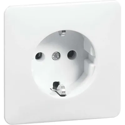 PEHA SCHUKO Steckdose 80.6511.02 | 2-polig | 16A 250V | Unterputz | Steckklemmen | Duroplast | IP20 | reinweiß