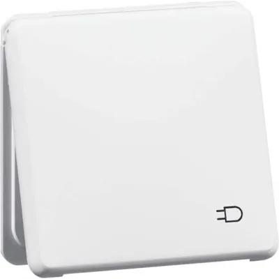 Peha SCHUKO-Steckdose 80.6511 K W | 2-polig | Steckklemmen | Klappdeckel | Unterputz | bruchfest | IP20 | weiß