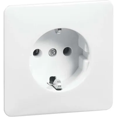 Peha SCHUKO-Steckdose D 80.6611 W | Unterputz | 16A 250V | Schraubklemmen | Kunststoff | IP20 | cremeweiß