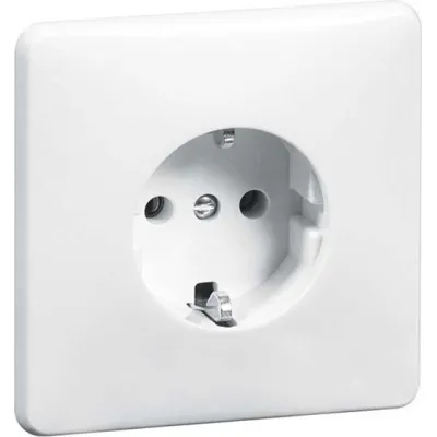 Peha SCHUKO-Steckdose 80.6511 V | 16A 250V | Unterputz | Steckklemmen | Vollabdeckung | halogenfrei | weiß
