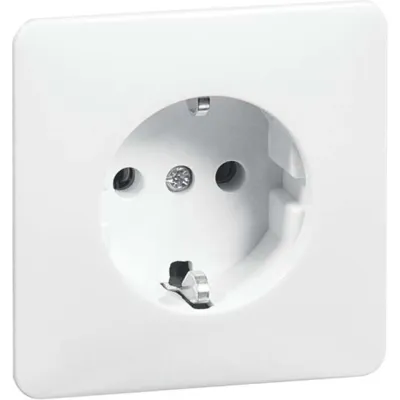 Peha SCHUKO Steckdose D 80.6511 W | Unterputz | 16A 250V | Steckklemmen | IP20 | Kunststoff | halogenfrei | weiß